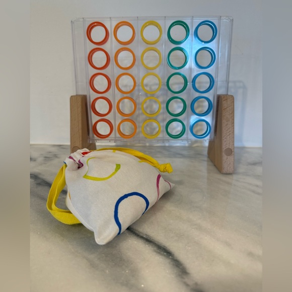 Colorful Connect Four Game for Kids Lovevery - Picture 1 of 6
